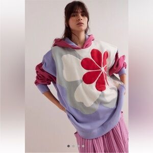 NWOT Free People Clover Hoodie